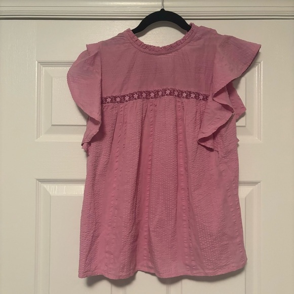 RAHI  Flutter Sleeve Blouse - Picture 1 of 12